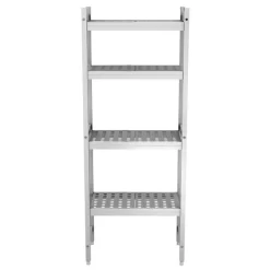 Aluminium Grundregal (Eloxiert) - 651 X 1685 Mm -Geschäft für Küchengeräte 2 ll183e 4 rl73ep 2 fce6