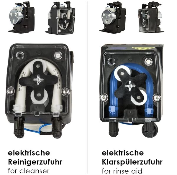 Doppelwandige Durchschubspülmaschine - 7,1 KW - Inkl. Entkalker - Mit Reiniger-, Klarspüler- & Laugenpumpe 7 Doppelwandige Durchschubspülmaschine - 7,1 KW - Inkl. Entkalker - Mit Reiniger-, Klarspüler- & Laugenpumpe – Bild 7