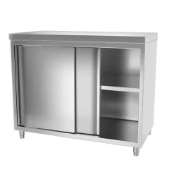 Edelstahl Arbeitsschrank PREMIUM - 1000x700mm - Mit Schiebetür Ohne Aufkantung -Geschäft für Küchengeräte 636846188106892088 2274 1