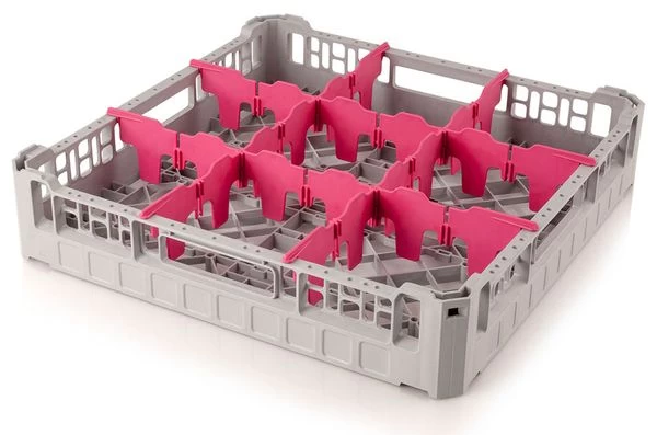 Gläserkorb - 500x500mm - 9 Fächer 1 Gläserkorb - 500x500mm - 9 Fächer