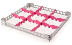 Aufsatzrand Für Gläserkorb - 500x500mm - 9 Fächern