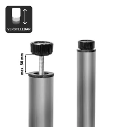 Aufsatzbord PREMIUM - 2000x370mm - Mit 2 Etagen 0,7 M Hoch 14 Aufsatzbord PREMIUM - 2000x370mm - Mit 2 Etagen 0,7 M Hoch -Geschäft für Küchengeräte ABK Fusse Masse 7c34 1