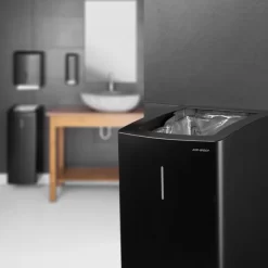 AIR-WOLF | Abfallbehälter - 50L - Edelstahl Mattschwarz -Geschäft für Küchengeräte ABSAW50 6 63c9