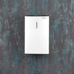 AIR-WOLF | Abfallbehälter - 25L - Edelstahl Weiß -Geschäft für Küchengeräte ABWAW25 5 8198