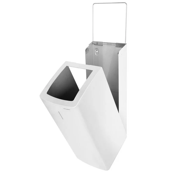 AIR-WOLF | Abfallbehälter - 50L - Edelstahl Weiß 4 AIR-WOLF | Abfallbehälter - 50L - Edelstahl Weiß – Bild 4