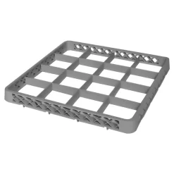 (6 Stück) Aufsatzrand - 16 Fächer- Grau -Geschäft für Küchengeräte ARU16 2 7ebb