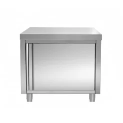 Edelstahl Arbeitsschrank PREMIUM - 600x700mm - Mit Flügeltür Ohne Aufkantung -Geschäft für Küchengeräte ASK67 Titel 2658