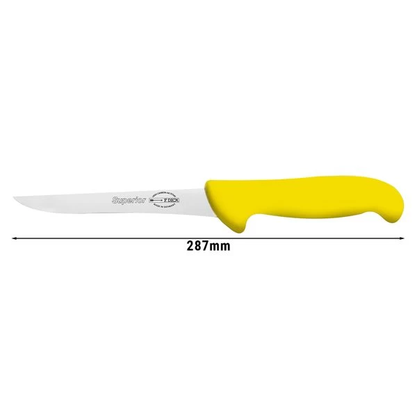 F. DICK | ProDynamic - Ausbeinmesser Mit Gelben Griff - Klinge 15cm 1 F. DICK | ProDynamic - Ausbeinmesser Mit Gelben Griff - Klinge 15cm