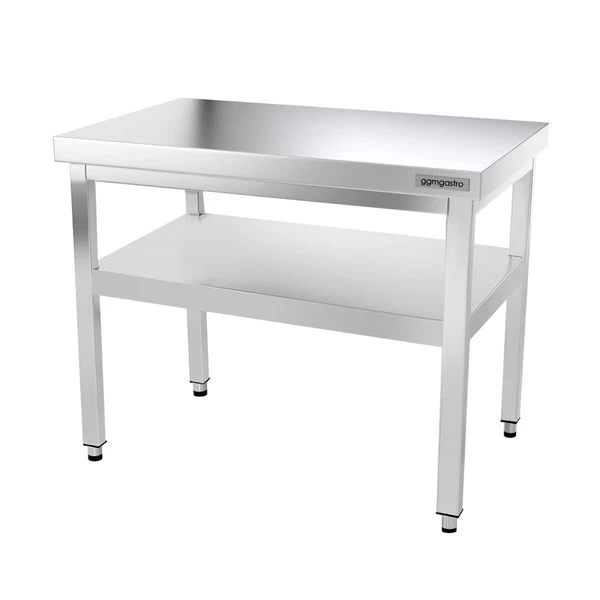 Edelstahl Arbeitstisch PREMIUM - 1000x800mm - Mit Grundboden Ohne Aufkantung 4 Edelstahl Arbeitstisch PREMIUM - 1000x800mm - Mit Grundboden Ohne Aufkantung – Bild 4