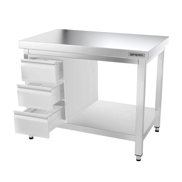 Edelstahl Arbeitstisch PREMIUM - 1000x800mm - Mit Grundboden Ohne Aufkantung 9 Edelstahl Arbeitstisch PREMIUM - 1000x800mm - Mit Grundboden Ohne Aufkantung – Bild 9
