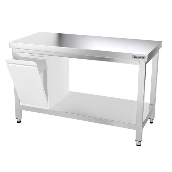 Edelstahl Arbeitstisch PREMIUM - 1400x800mm - Mit Grundboden Ohne Aufkantung 7 Edelstahl Arbeitstisch PREMIUM - 1400x800mm - Mit Grundboden Ohne Aufkantung – Bild 7