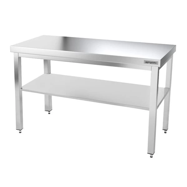 Edelstahl Arbeitstisch PREMIUM - 1500x700mm - Mit Grundboden Ohne Aufkantung 3 Edelstahl Arbeitstisch PREMIUM - 1500x700mm - Mit Grundboden Ohne Aufkantung – Bild 3
