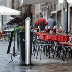 Standascher Aus Edelstahl - Abschließbar
