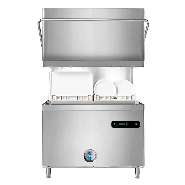 Doppelwandige Doppelkorb-Durchschubspülmaschine - 22,2 KW - Inkl. Entkalker - Mit Reiniger-, Klarspüler- & Laugenpumpe 2 Doppelwandige Doppelkorb-Durchschubspülmaschine - 22,2 KW - Inkl. Entkalker - Mit Reiniger-, Klarspüler- & Laugenpumpe – Bild 2