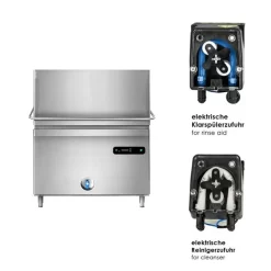 Doppelwandige Doppelkorb-Durchschubspülmaschine - 22,2 KW - Inkl. Entkalker - Mit Reiniger-, Klarspüler- & Laugenpumpe 8 Doppelwandige Doppelkorb-Durchschubspülmaschine - 22,2 KW - Inkl. Entkalker - Mit Reiniger-, Klarspüler- & Laugenpumpe -Geschäft für Küchengeräte DS430ED reiniger klarspuelerpumpe e54c