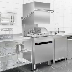 Durchschubspülmaschine - 9,66 KW - Mit Reiniger- & Laugenpumpe -Geschäft für Küchengeräte DSOZ445N room 79ae