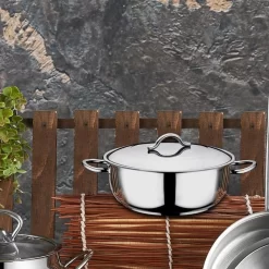 Gastro Edelstahl Saucentopf - Ø 340 Mm - Höhe 120 Mm - 10,40 Liter -Geschäft für Küchengeräte ESTO mage 1 a041 1