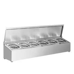 Gewürz Aufsatzbord - 6x GN 1/6 -Geschäft für Küchengeräte GAH616 2 b7d0