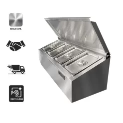 Gewürz Aufsatzbord - 4x GN 1/4 -Geschäft für Küchengeräte GAK414 icons 63b3