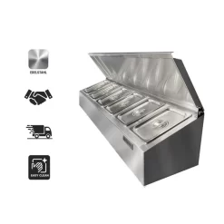 Gewürz Aufsatzbord - 6x GN 1/4 -Geschäft für Küchengeräte GAK614 icon 79ba