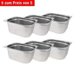 Edelstahl GN Behälter 1/2 - Tiefe: 200 Mm