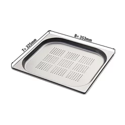 GN Behälter Gelocht 2/3 - Tiefe 20 Mm