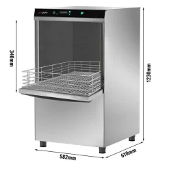 Doppelwandige Geschirrspülmaschine - 3,9 KW - Mit Reinigerpumpe