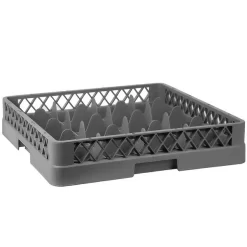 (6 Stück) Gläserkorb - 500x500mm - Mit 16 Fächern - Grau -Geschäft für Küchengeräte GKU16 2 888d