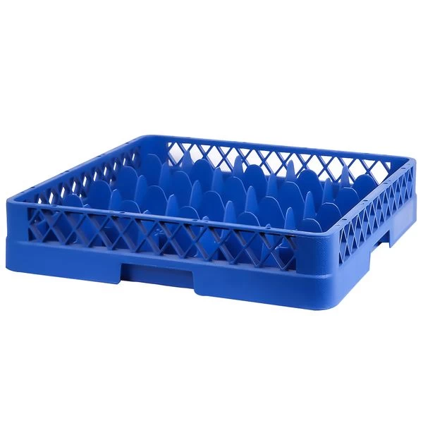 (6 Stück) Gläserkorb - 500x500mm - 25 Fächer - Blau 2 (6 Stück) Gläserkorb - 500x500mm - 25 Fächer - Blau – Bild 2