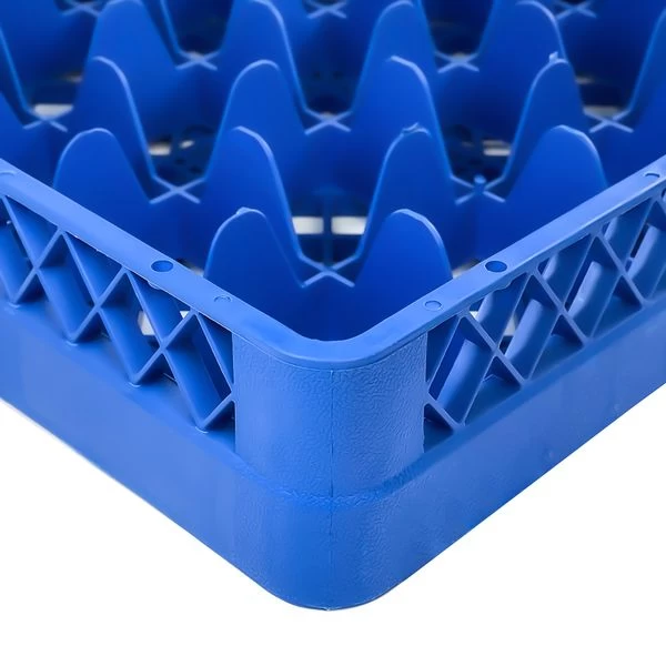 (6 Stück) Gläserkorb - 500x500mm - 25 Fächer - Blau 5 (6 Stück) Gläserkorb - 500x500mm - 25 Fächer - Blau – Bild 5