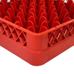 (6 Stück) Gläserkorb - 500x500mm - 49 Fächer - Rot -Geschäft für Küchengeräte GKU49 4 4b8a