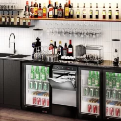 Doppelwandige Mini-Gläserspülmaschine - 2,77 KW -Geschäft für Küchengeräte GLS210 ROOM 9fb9