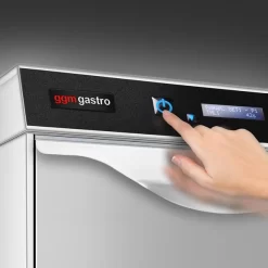 Doppelwandige Geschirrspülmaschine - 3,9 KW - Inkl. Entkalker - Mit Reiniger- & Klarspülerpumpe -Geschäft für Küchengeräte GS340P detail display 8fff 2