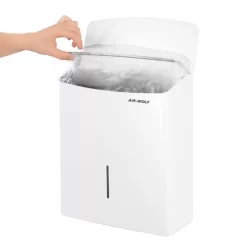 AIR-WOLF | Hygieneabfallbehälter - 10L - Edelstahl Weiß -Geschäft für Küchengeräte HABWAW10 5 615a