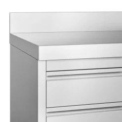 Kaffeebar-Arbeitsschrank - 800x600mm - 2 Schubladen, Ausklopfer & Aufkantung -Geschäft für Küchengeräte KASSEES CB001 detail 3dcc