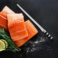 F. DICK | 1905 - Lachsmesser Mit Kullenschliff - Klinge 32cm -Geschäft für Küchengeräte LAMKFD32 room 1 d450