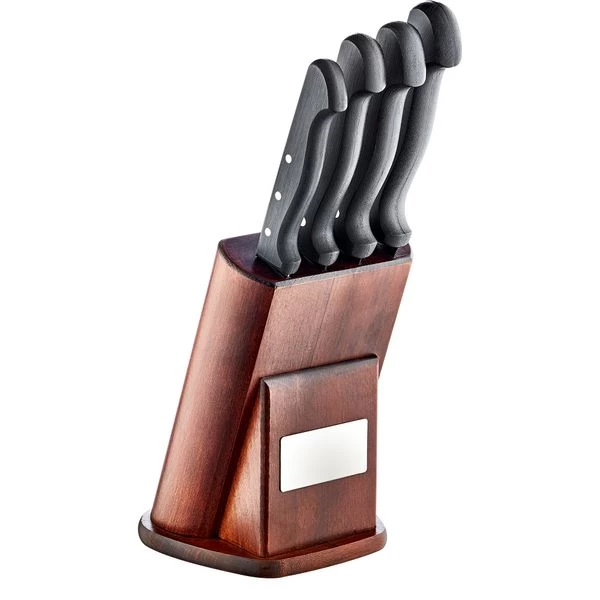 Messerblock Mit Messer 5 Teilig 2 Messerblock Mit Messer 5 Teilig – Bild 2