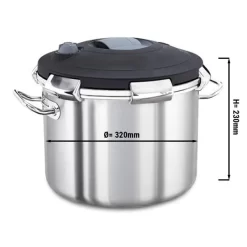 Schnellkochtopf - Ø 320 Mm - Höhe: 230 Mm - Inkl. Deckel