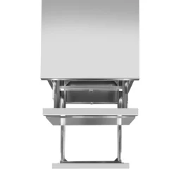 Schubladenschrank - Edelstahl - 400x660mm - 2 Schubladen -Geschäft für Küchengeräte SS2K456 E 3 201e 1