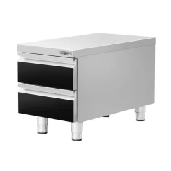 Schubladenschrank - Schwarz-Titan - 400x660mm - 2 Schubladen 15 Schubladenschrank - Schwarz-Titan - 400x660mm - 2 Schubladen -Geschäft für Küchengeräte SS2K466 1 7b0d
