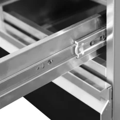 Schubladenschrank - Schwarz-Titan - 400x560mm - 2 Schubladen -Geschäft für Küchengeräte SS2K466 detail 3 8c58