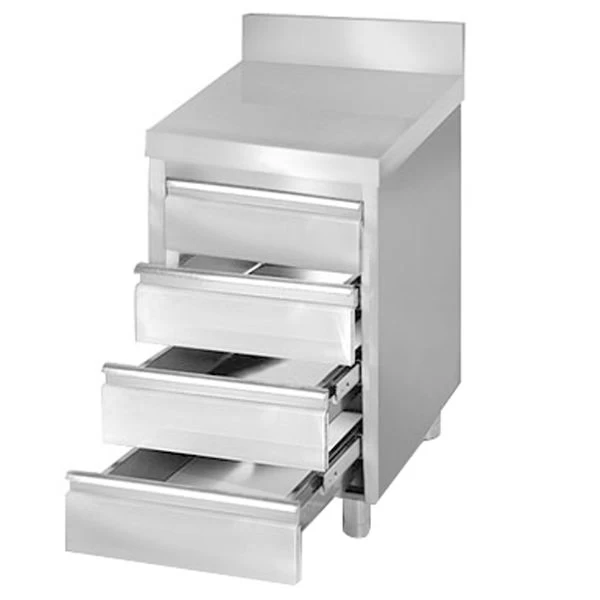 Schubladenschrank PREMIUM Mit 4 Schubladen & Aufkantung - 500x600mm 2 Schubladenschrank PREMIUM Mit 4 Schubladen & Aufkantung - 500x600mm – Bild 2