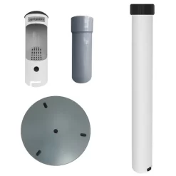 Standascher Aus Aluminium - Weiß -Geschäft für Küchengeräte STASG85W 11 ae91