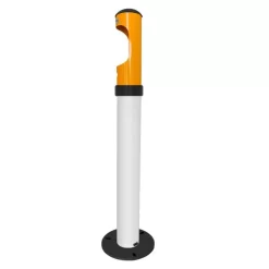 Standascher Aus Aluminium - Weiß/Orange -Geschäft für Küchengeräte STASG85 3 0c20