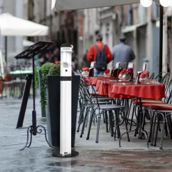 Standascher Aus Aluminium - Weiß