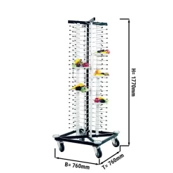Tellerstapler - 0,76 X 0,76 M