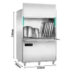 Doppelwandige Topfspülmaschine - 16 KW