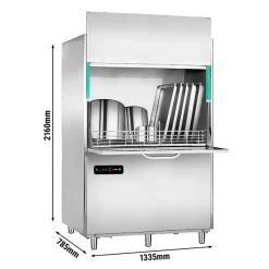 Doppelwandige Topfspülmaschine - 16 KW