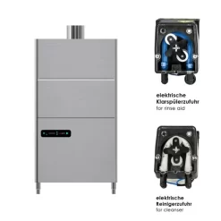 Doppelwandige Topfspülmaschine - 12,2 KW - Mit Reiniger & Klarspülerpumpe -Geschäft für Küchengeräte TSS66 reiniger klarspuelerpumpe 6a94