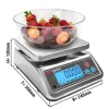 Digitale Küchenwaage Bis 6 Kg - Teilung: 2 Gramm